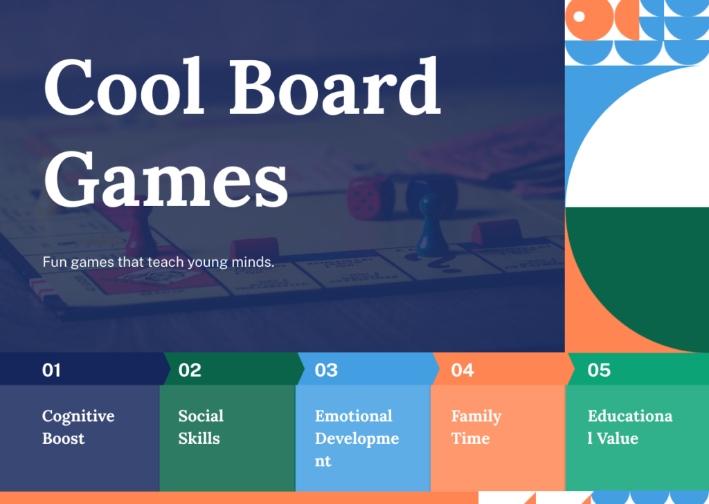 Infographic of Board Games for 5 Year Olds